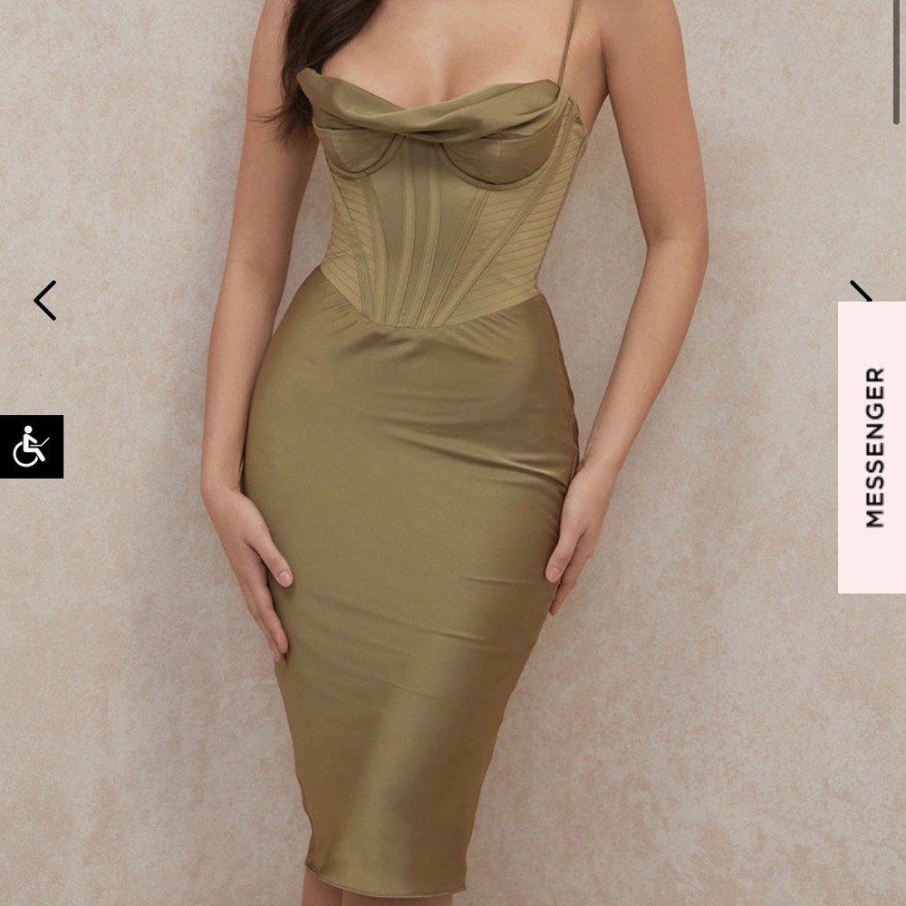 MYRNA OLIVE CORSET HOUSE OF CB DRESS